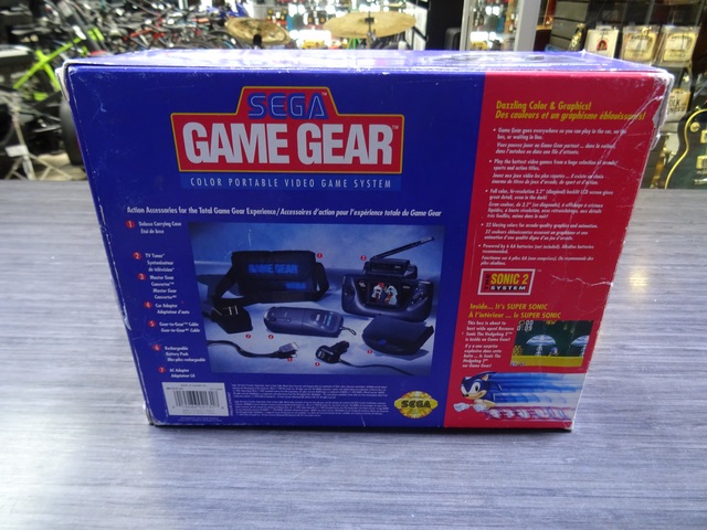 Console Game Gear Complet (CIB) + Acc + 4 jeux SEGA 2110 (SONIC THE HEDGEHOG 2) - Image 4