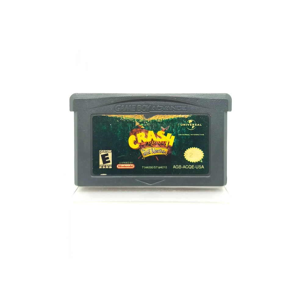 Crash Bandicoot Huge adventure nintendo gameboy Advance