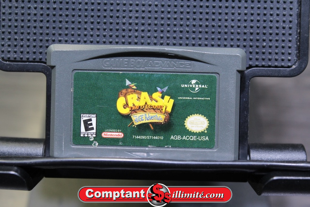 Crash bandicoot The huge adventure nintendo game boy advance