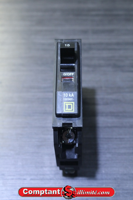 Disjoncteur Schneider 15amp 120/240v 10 ka