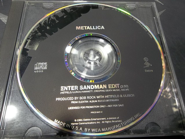 ENTER SANDMAN EDIT METALLICA CD SINGLE PRCD84212