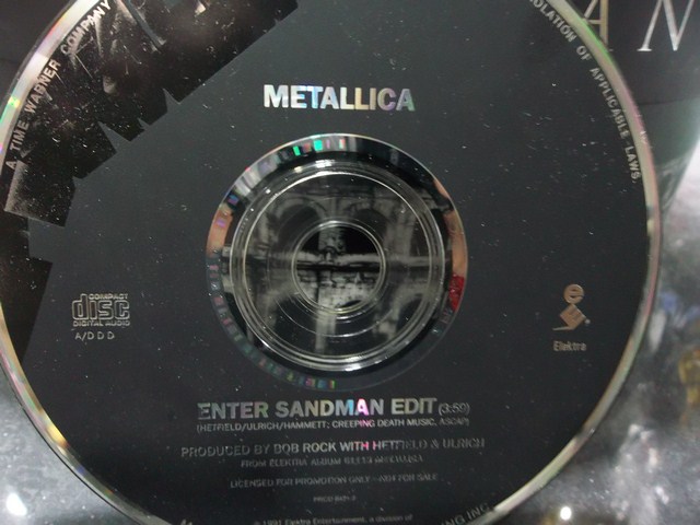 ENTER SANDMAN EDIT METALLICA CD SINGLE PRCD84212 - Image 2