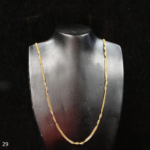 Ensemble 31 Bijoux en or (CHAINES) Or jaunes (21k-7.6g)