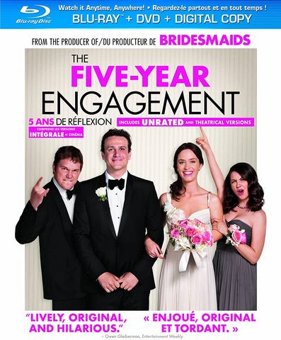 FIVE YEAR ENGAGEMENT BLURAY FILM