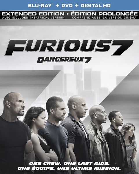 Furious 7 blu ray film