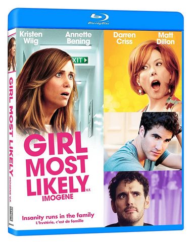 GIRL MOST LIKELY film BLU-RAY