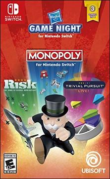 Game Night Monopoly Risk Trivial Pursuit NINTENDO switch
