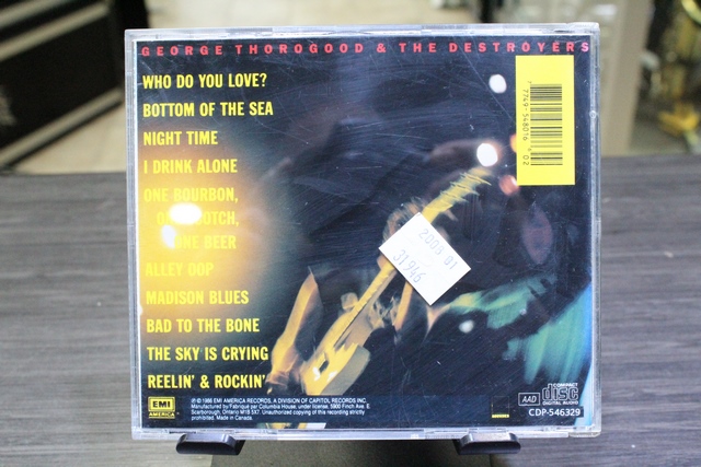 George Thorogood Live EMI Records CD - Image 3
