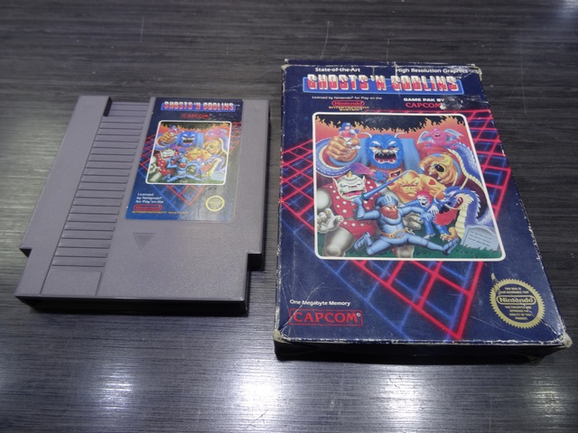 Ghosts n goblins (pochette original) nintendo nes