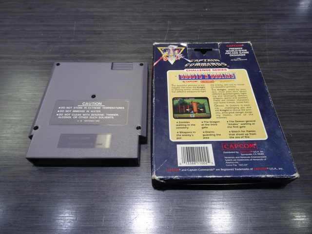 Ghosts n goblins (pochette original) nintendo nes - Image 2