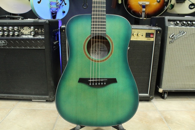Guitare Acoustique 3/4 Jay Turser jta53-sbl - Image 3