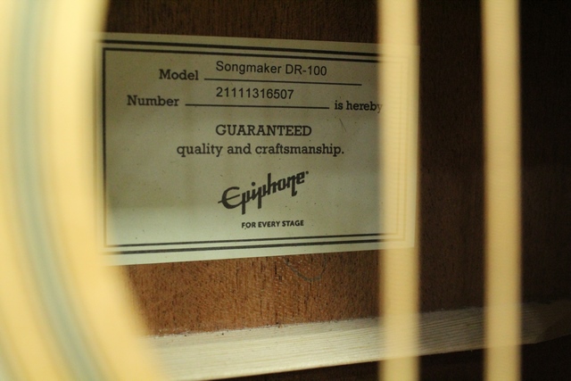 Guitare Acoustique Epiphone Songmaker DR-100 - Image 2