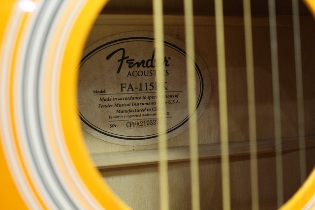Guitare Acoustique Fender FA-115pk - Image 2