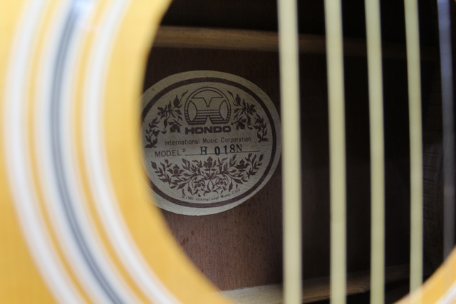 Guitare Acoustique Parlor Hondo H018N-Martin Copy - Image 3
