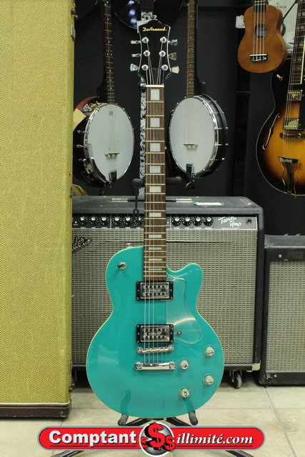 Guitare Electrique De Armond M-66 Turquois