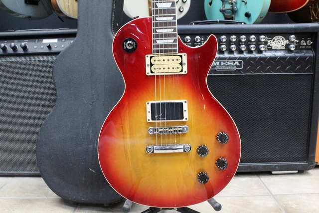 Guitare Electrique Vintage Stagg Les Paul Copy Cherry Sunburst - Image 3