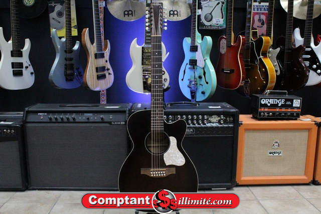 Guitare Électro Acoustique 12 cordes Art et Lutherie Legacy 12 Bourbon Burst cw qit