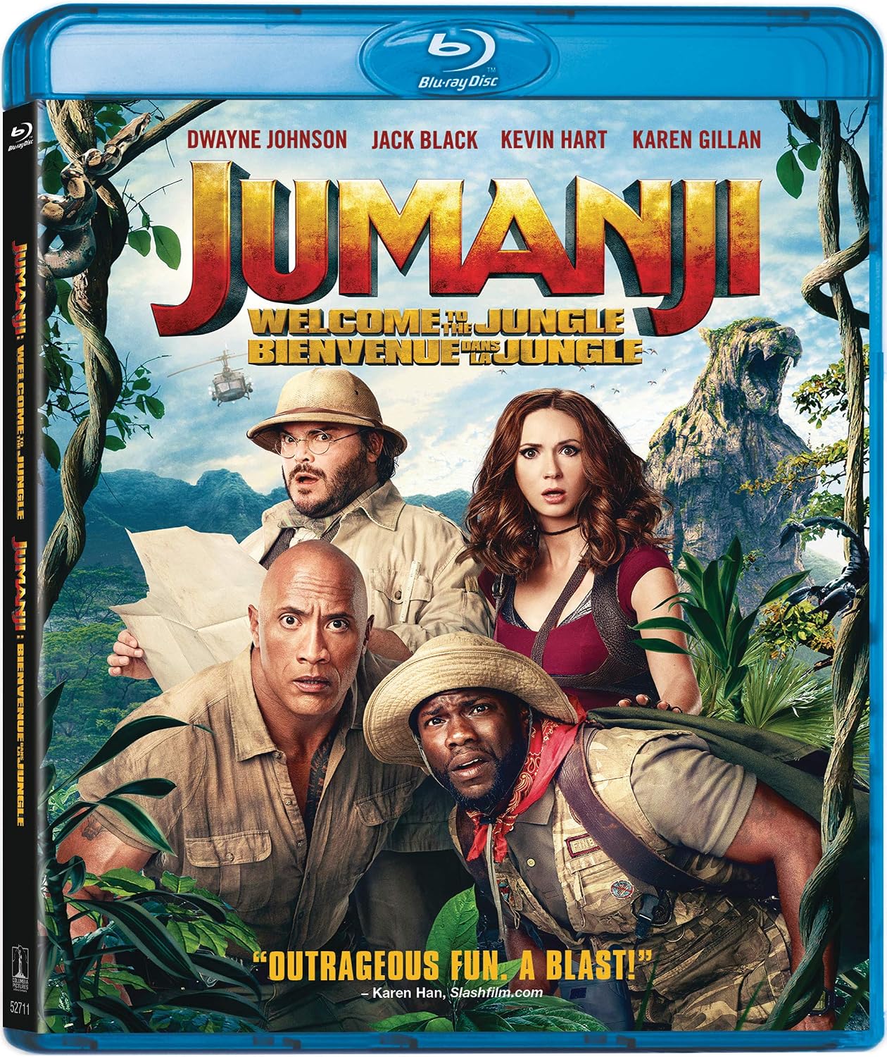 Jumanji bienvenu dans la jungle bluray