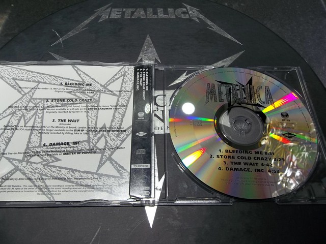 LIVE IN LONDON ANTIPODEAN TOUR EDITION METALLICA CD SINGLE TOURPRO98 - Image 3