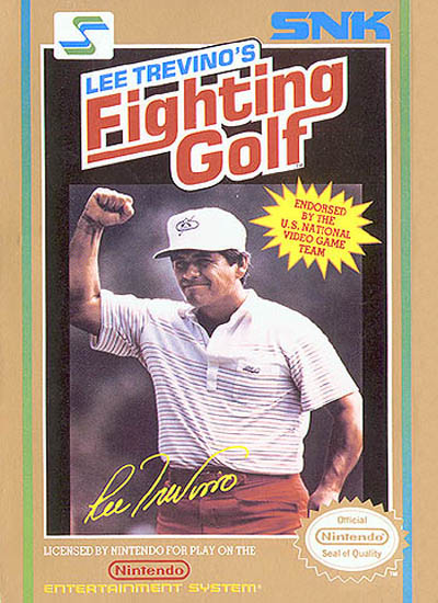 Lee Travinos Fighting Golf Nintendo NES