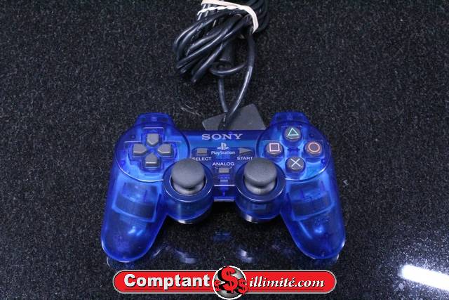 Manette PS2 bleu Sony SCPH-10010