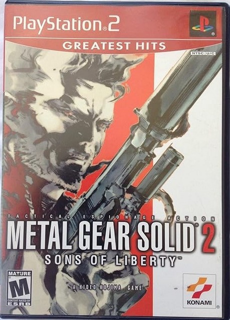Metal Gear Solid 2 Sons of Liberty sony ps2