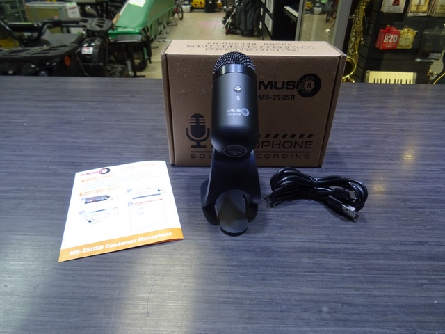 Microphone Condensateur USB Music 8 m8-25 usb