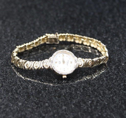Montre de Qualité 17 Montre en or Diamant (Michael Anthony) Or jaunes (14k-20.7g)