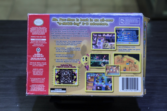 Ms Pac-Man (complet) nintendo n64 - Image 2