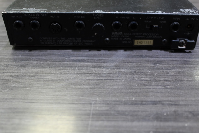 Multi effet 1/2 rackmount Yamaha FX500 - Image 3