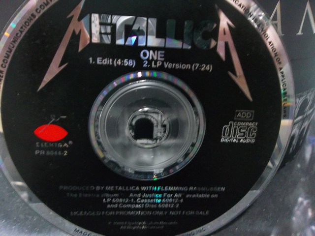ONE METALLICA CD SINGLE PR 80442 - Image 2
