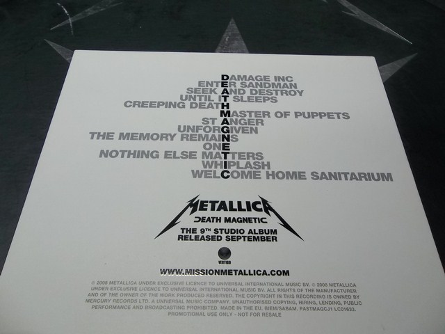 PAST MAGNETIC METALLICA CD SINGLE PASTMAGCJ1 - Image 2