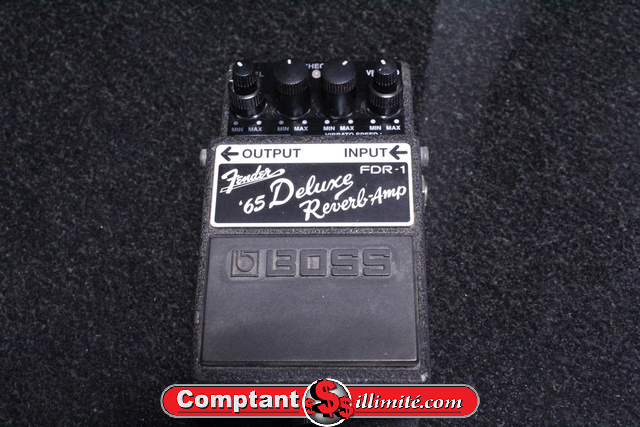 Pédale Fender 65 Deluxe Reverb-Amp Boss FDR-1