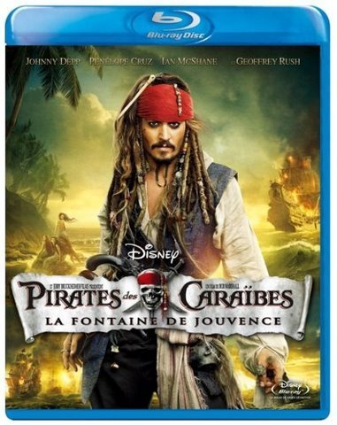 Pirates des Caraibes La fontaine de jouvence blu ray film