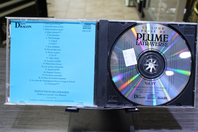 Plume latraverse Volume IV Disques dragon CD - Image 2