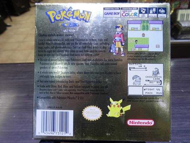 Pokemon Gold (Complet) Nintendo Game Boy Color - Image 3