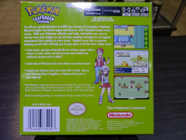 Pokemon Leaf Green Complet en boite Nintendo Game Boy Advance - Image 4