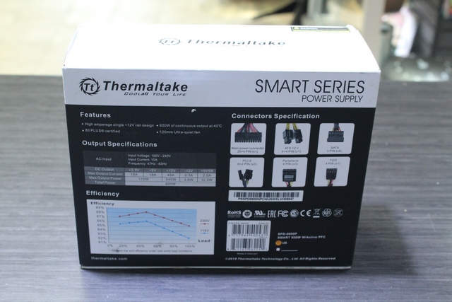 Power suply 600w thermaltake smart series 80plus - Image 2