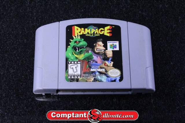 Rampage World Tour nintendo n64