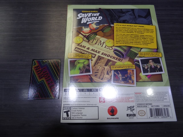 SAM AND MAX SAVE THE WORLD (NEW SEALED) NINTENDO SWITCH no.104 - Image 3