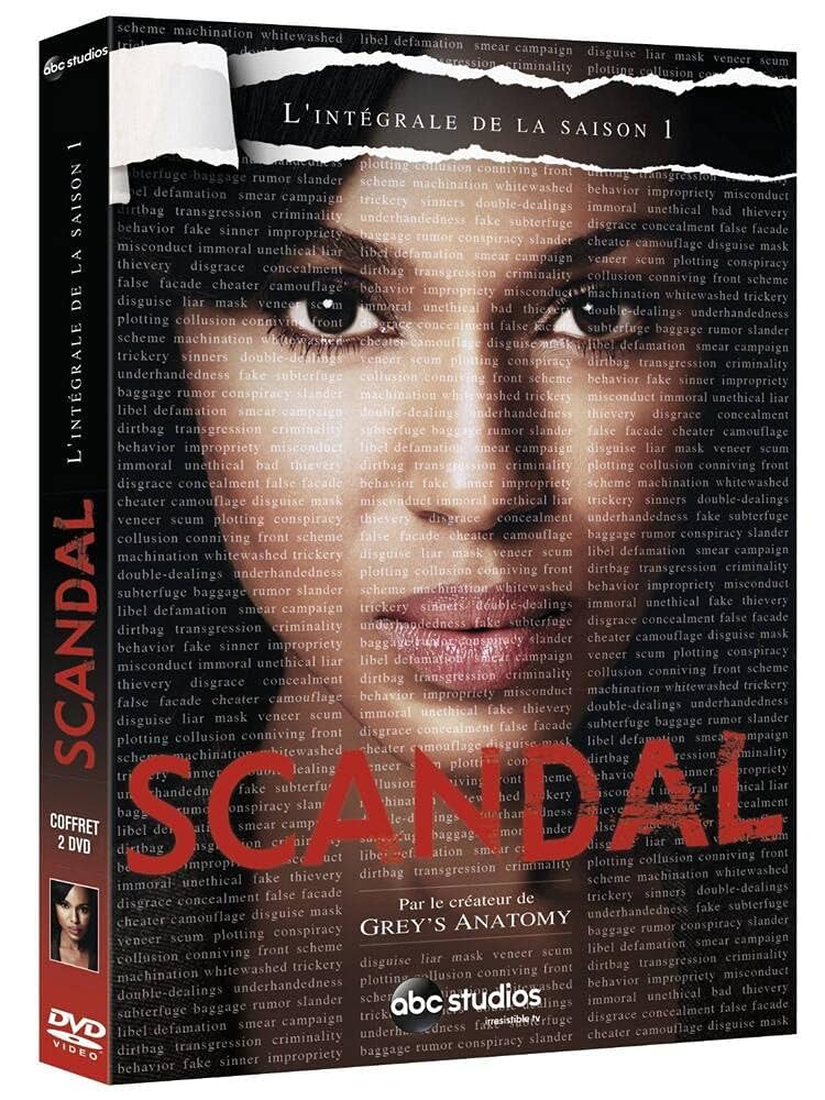 Scandal saison 1 film dvd