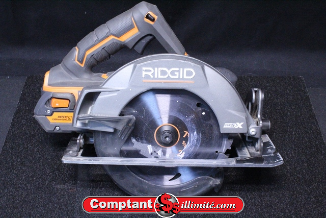 Scie Circulaire + batterie 4.0 Amp pas de chargeur Rigid r8652
