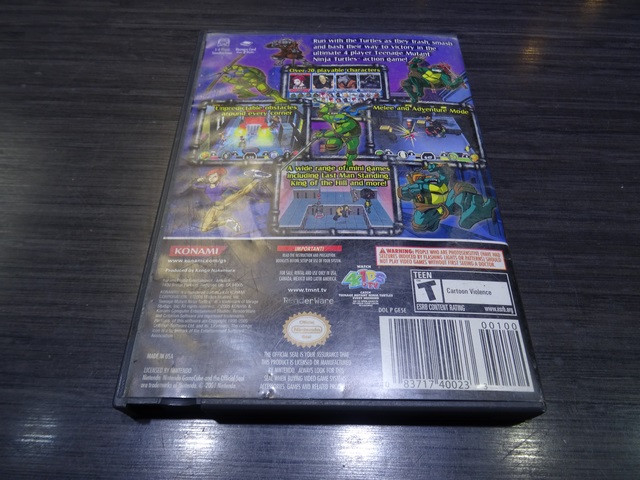 TMNT Mutant Melee (CIB) NINTENDO Game Cube - Image 4
