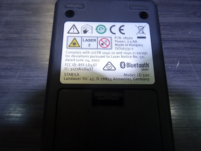 Télémètre Laser (Mesureur exterieure) stabila ld 520 - Image 2
