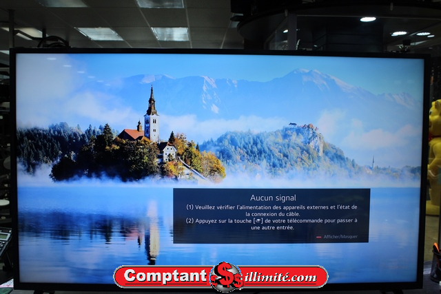 Téléviseur Intelligent LG 55p 4k + tc (2020) 55un7300aud