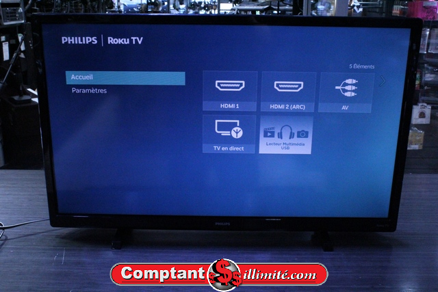 Téléviseur Intelligent Philips 32 pouce + tc (2020) 32PFL4664/F7 A