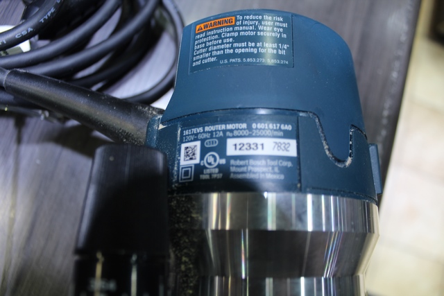 Toupie 2 1/4 + 2 bases Bosch 1617evspk - Image 2