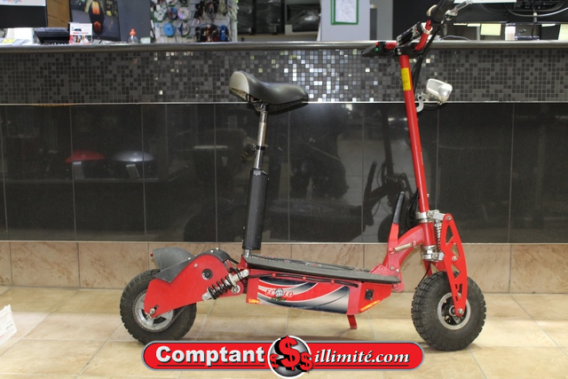 Trottinette Électrique 1600Watts + Clée + Chargeur Ecolo Cycle Black Rat