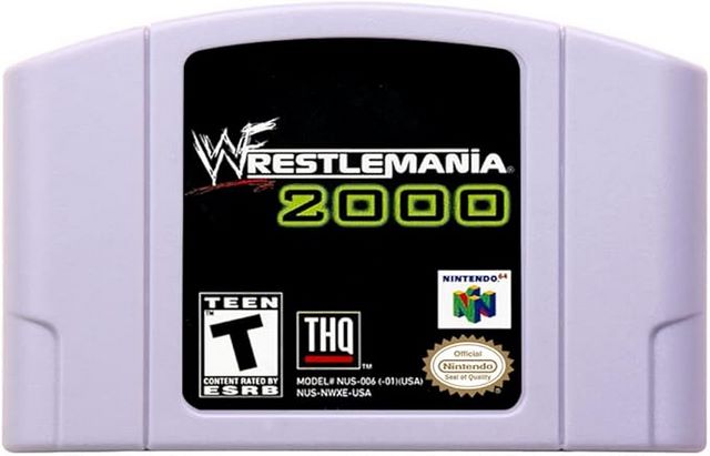 WWF Wrestlemania 2000 % NINTENDO n64