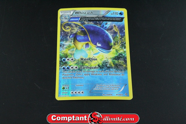 Whiscash 41/160 (reverse holo) Pokemon carte pokemon